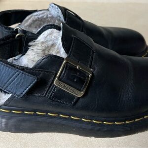 Dr Martens Jorge II fur lined mules